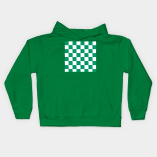 Celtic Green and White Kids Hoodie